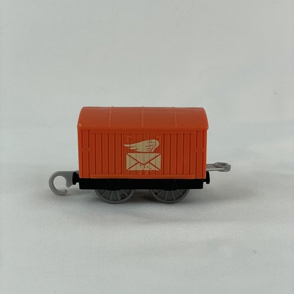 Thomas & Friends Trackmaster 2013 Percy Motorized Train Orange Mail Car Mattel - Picture 10 of 13